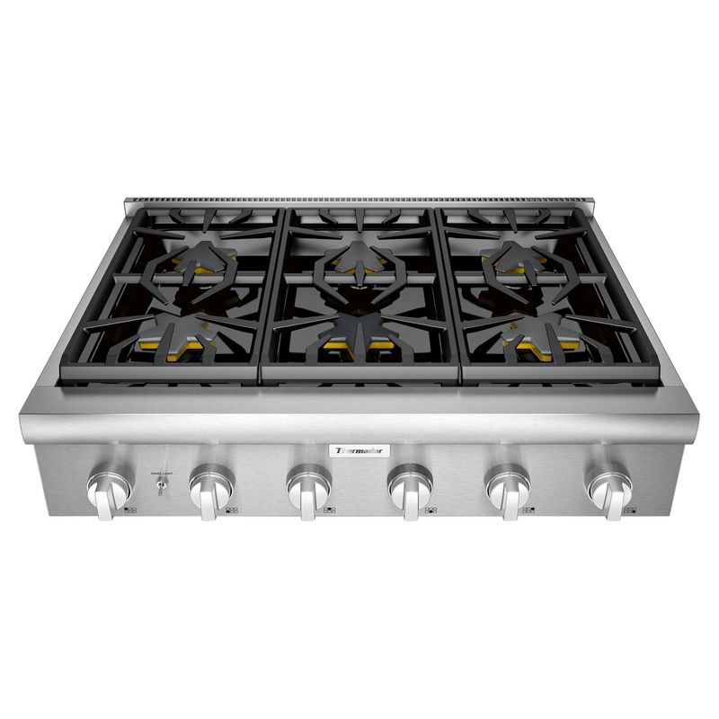 PCG366W 36" Gas Rangetop with 6 burners.18K high BTU burner  , with 2 ExtraLow® Simmer burners