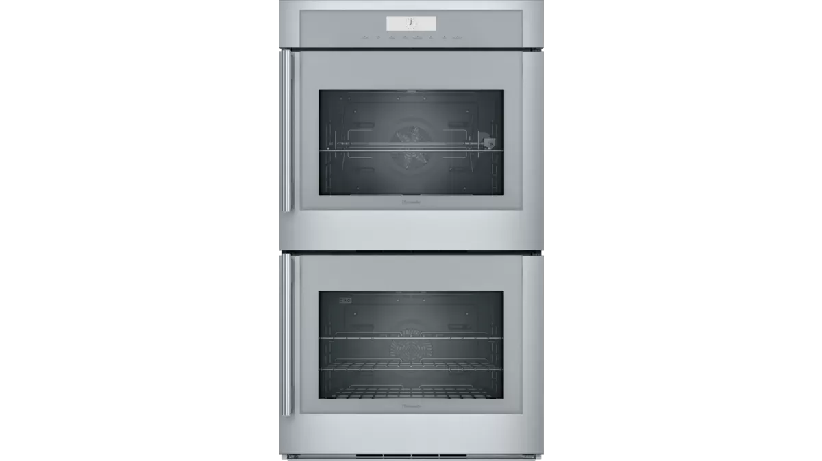 MED302RWS 30" Masterpiece Double  oven- Right side swing door -  Stainless steel - Flush or standard install -  Home connect . Upper cavity ONLY - 3 Telescopic  racks-  Rotisserie