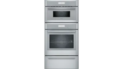 MEDMCW31WS 30" Triple  Combination Oven with Speed Oven and warming drawer . Stainless steel - Rotisserie- Multi-Point Meat Probe . Upper Cavity ONLY - 1000 watts microwave power
