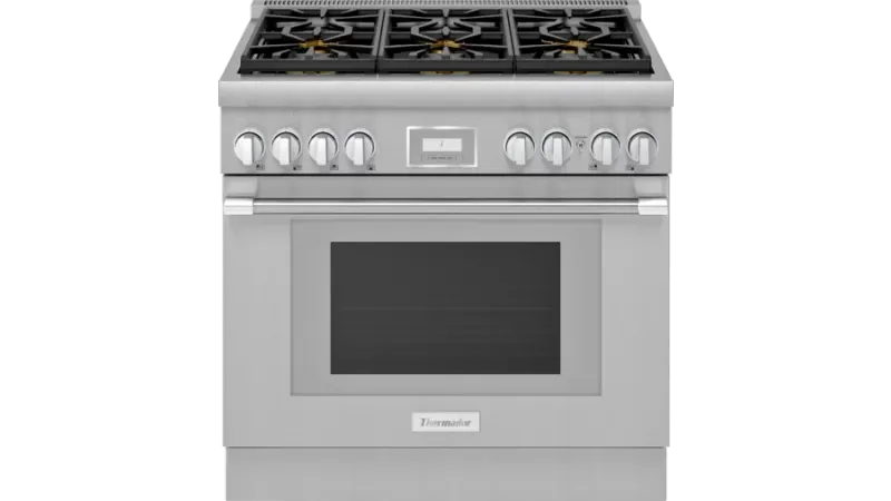 PRG366WH 36" Professional Natural - Gas  Cabinet depth (24") Range