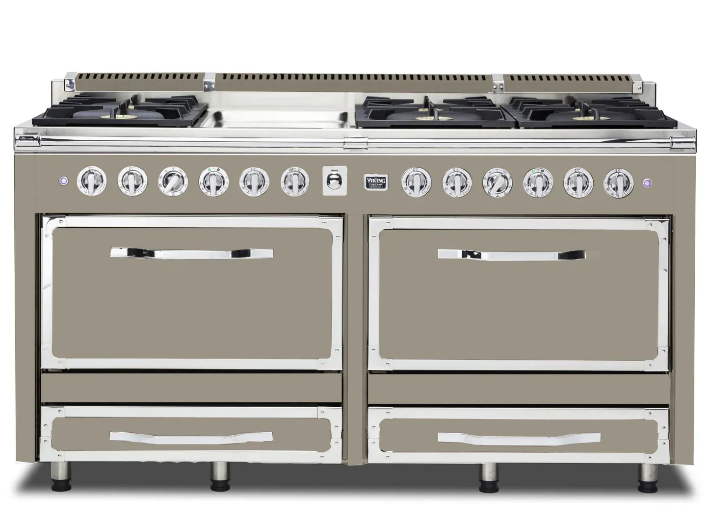 VIKING TUSCANY 66" DF RANGE 6 BURNER/GRIDDLE - Nantucket