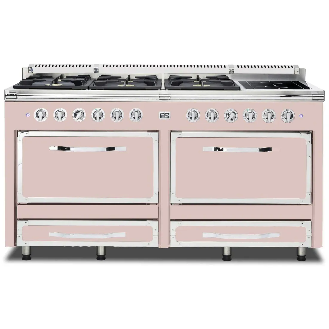 VIKING TUSCANY 66" DF RANGE 6 BURNER/INDUCTION - Blush