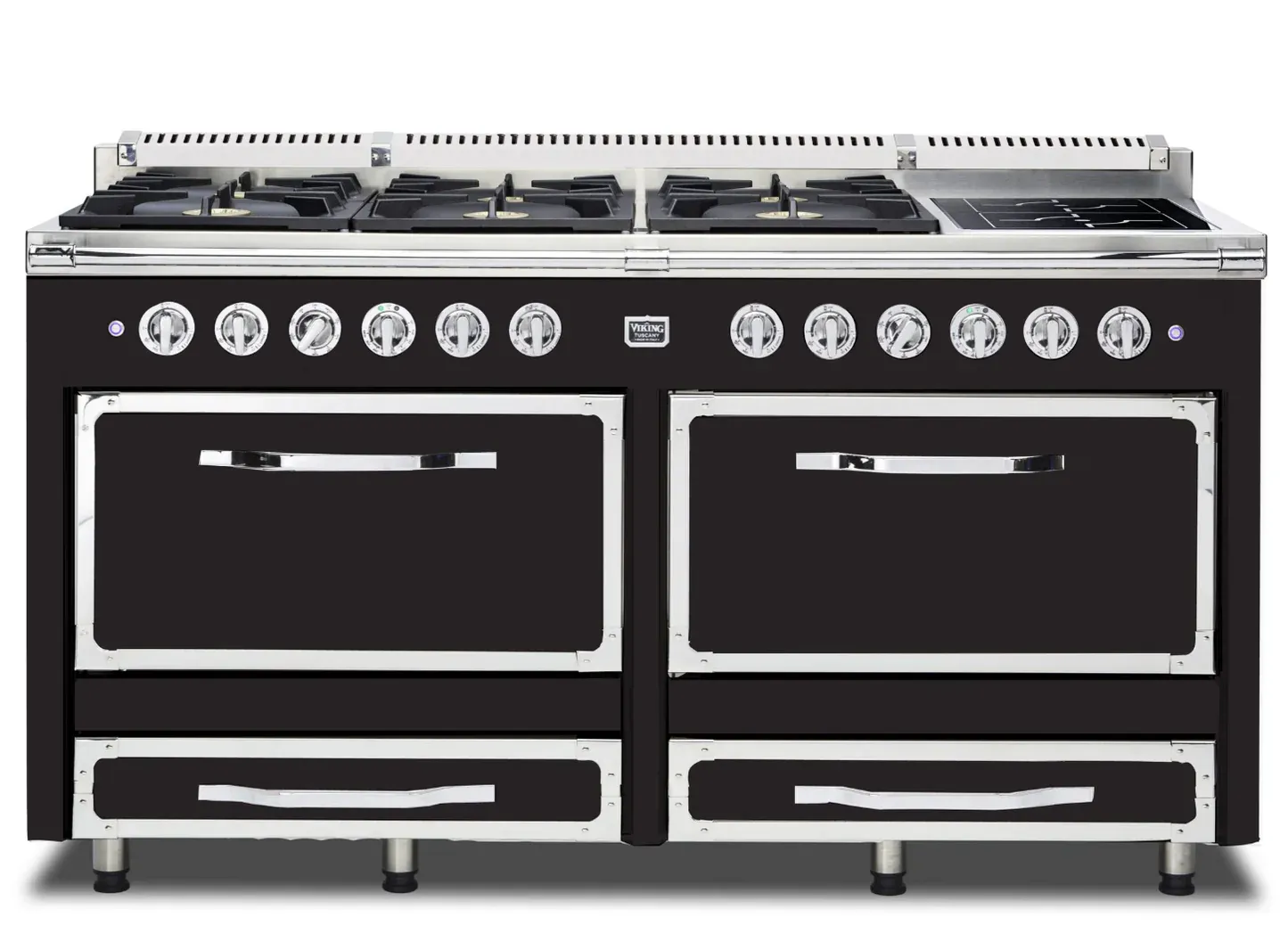 VIKING TUSCANY 66" DF RANGE 6 BURNER/INDUCTION - Onyx
