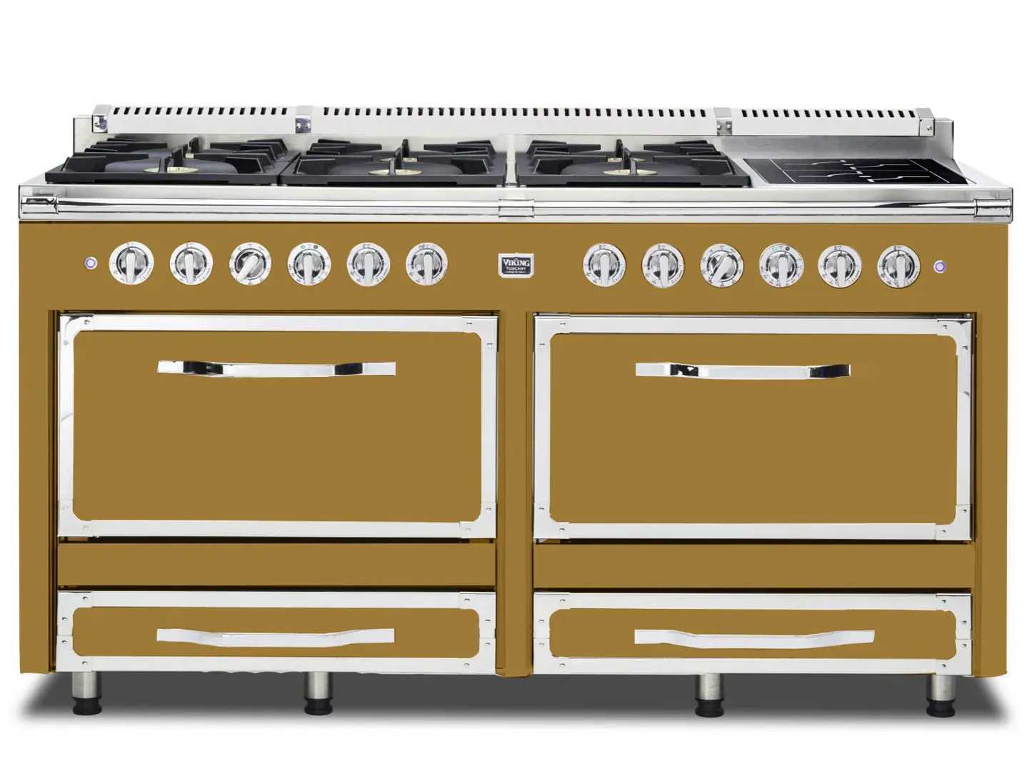 VIKING TUSCANY 66" DF RANGE 6 BURNER/INDUCTION - Golden Hour