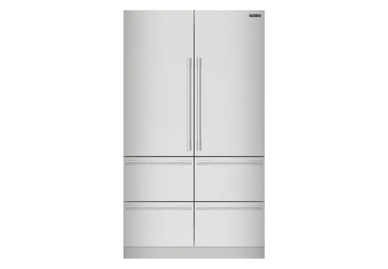48" Built-in Pre- assembledFrench Door Ref. Dual Compressors and Evaporators Convertible Fridge/Freezer Drawer, Internal Water Dispenser &amp; Dual Ice Maker with Craft Ice, Professional Series