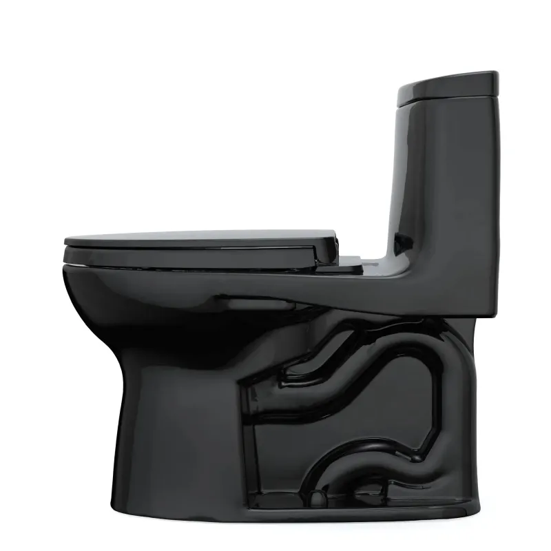 UltraMax® II One-Piece Toilet, Elongated Bowl - 1.28 GPF - WASHLET+ Connection - Ebony (black)