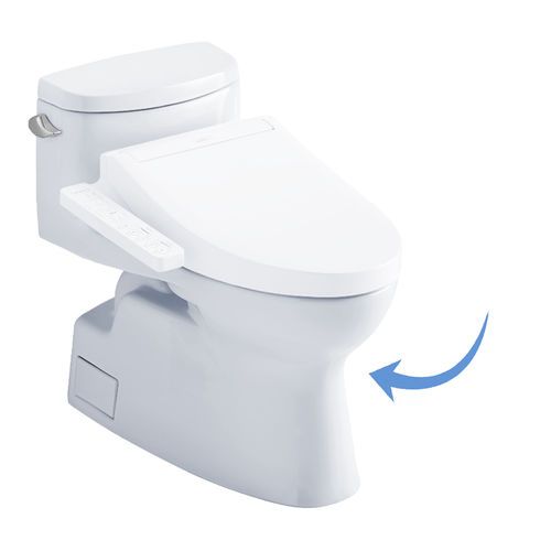 TOTO Legato One-Piece Elongated 1.28 GPF WASHLET+ and Auto Flush Ready Toilet with CEFIONTECT