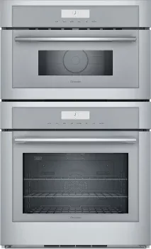 MEM301WS 30" Double Combination Oven with Microwave - Stainless steel - 950 watts microwave power and 10 microwave power level