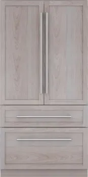 42" French Door Bottom-Mount Freezer - Base Unit - Custom Panel, Thermador Connected Experience with Home Connect™ ( Regular Bin)--  Stainless Steel Interior