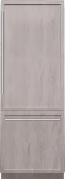 30" 2-Door Bottom-Mount Freezer - Base Unit - Custom Panel -  Interior Water- Stainless Steel Interior - Home Connect™