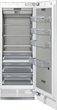 30" Refrigerator Column - Base Unit - Custom Panel - Reversible door swing, Thermador Connected Experience with Home Connect™ ( Regular Bins) - Stainless Steel Interior