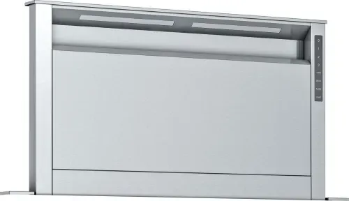 36-inch Masterpiece® Premium Downdraft,18" rise , LED lights , Glass touch control, Optional Blower