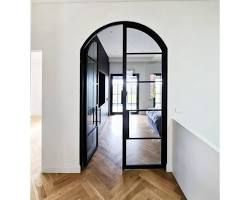 72" Arched French Interior Double Doors – Slim Profile Steel &amp; Argon-Insulated Glass