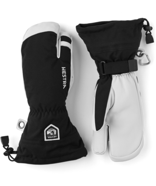 Army Leather Heli Ski 3 Finger Glove