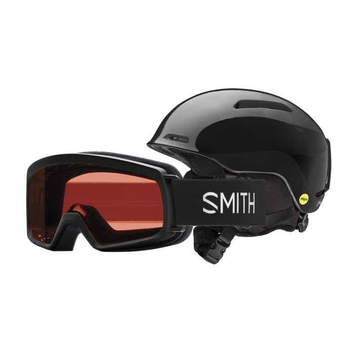 Glide Jr MIPS/ Rascal Combo, Color: Black, Size: YXSmall