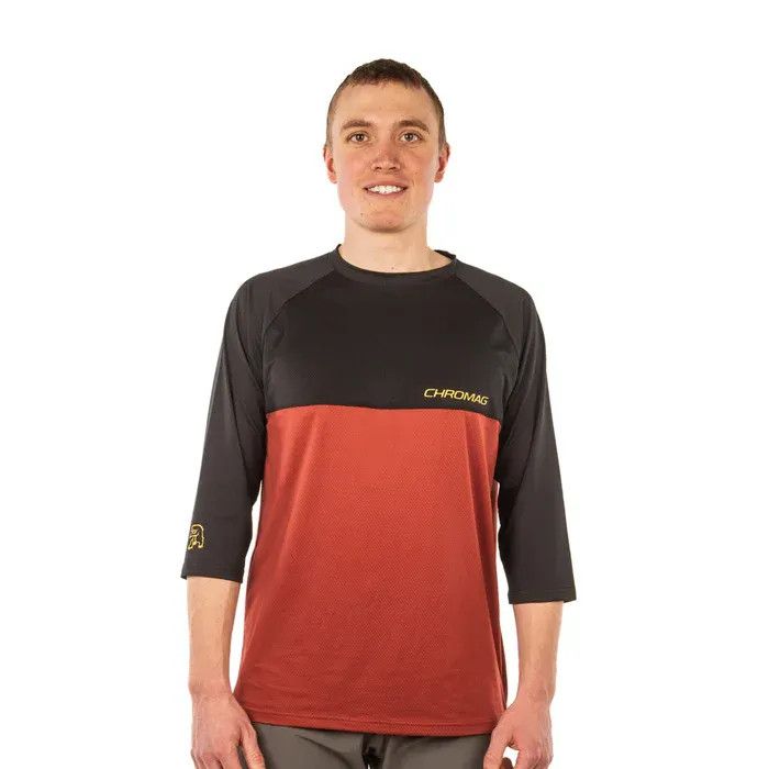 Mission Jersey M Brick/Black