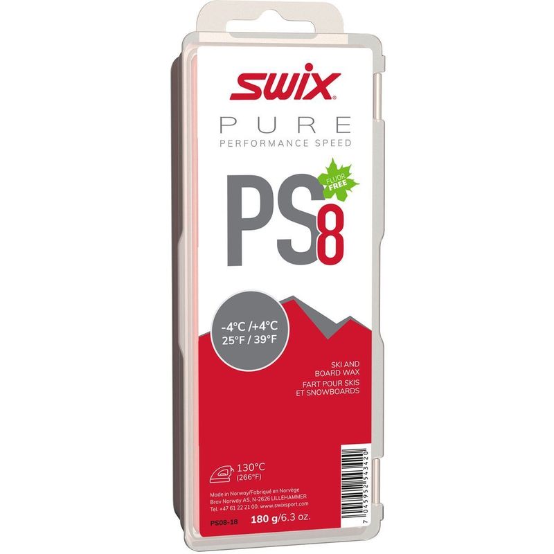 PS8 Red glide wax, -4C/+4C, 180g