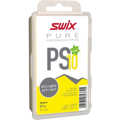 PS10 Yellow glide wax, 0ﾡC/+10ﾡC, 60g