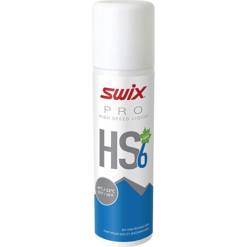 HS6 Blue liquid glide wax, -6°C/-12°C, 125ml