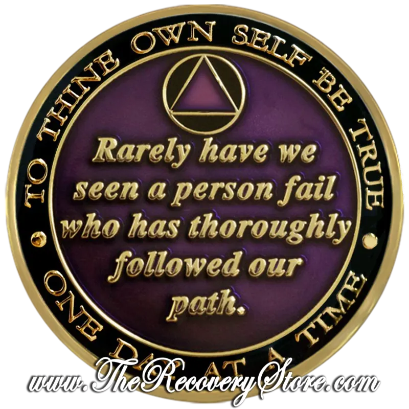 Medallion - Bill &amp; Bob Purple &amp; Black