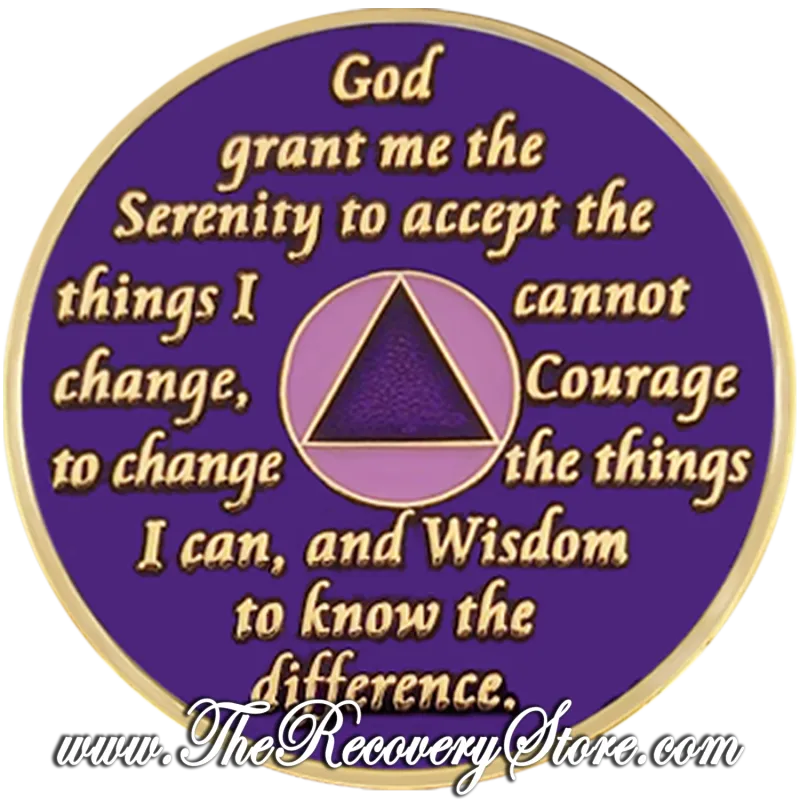Medallion - AA Lavender & Purple Triangle