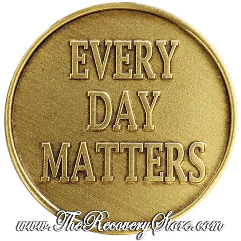 Bronze Affirmation Medallion - Attitude Eagle - Every Day Matters