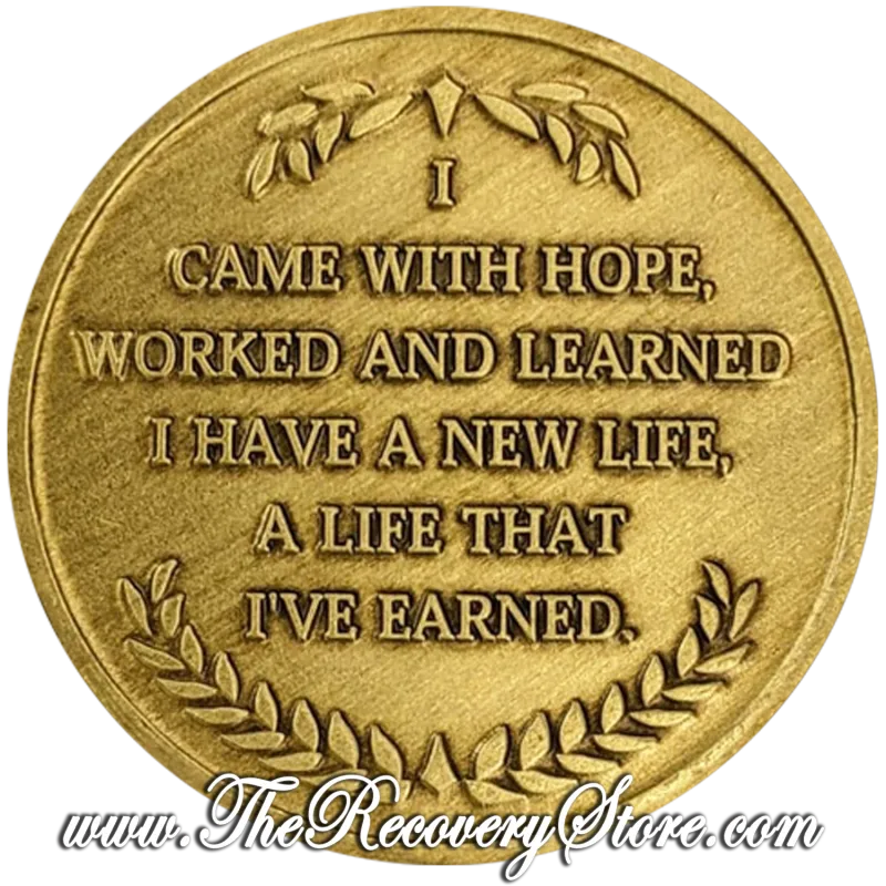Bronze Affirmation Medallion - Veterans In Recovery