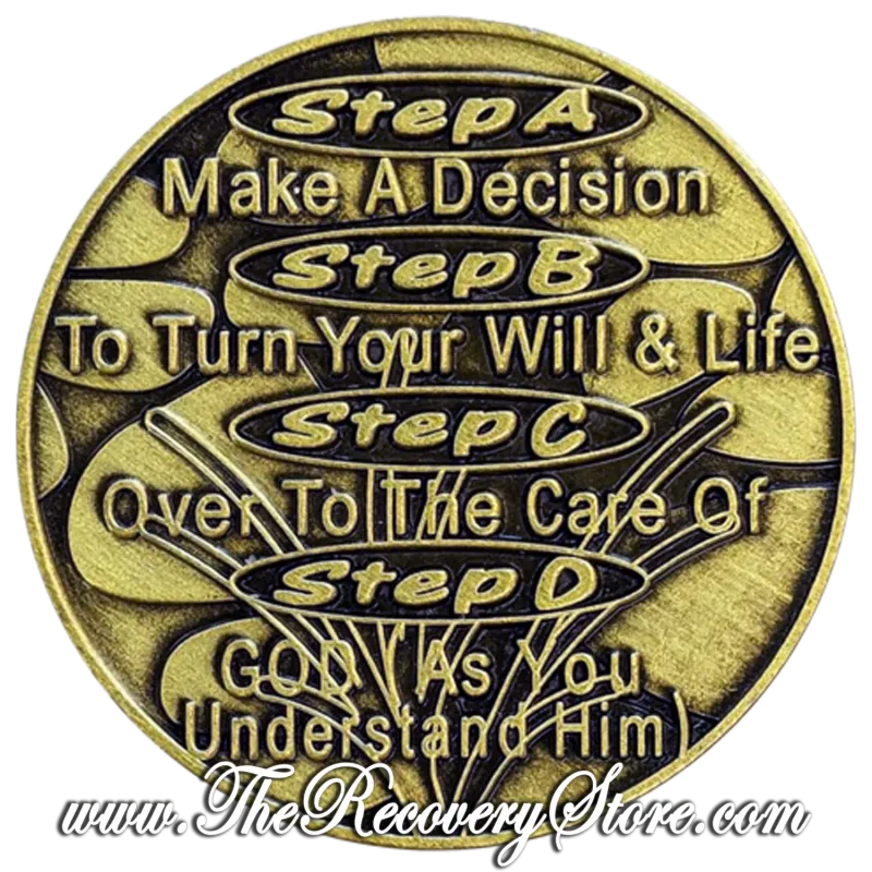 Bronze Affirmation Medallion - F.R.O.G. - Fully Relying On God
