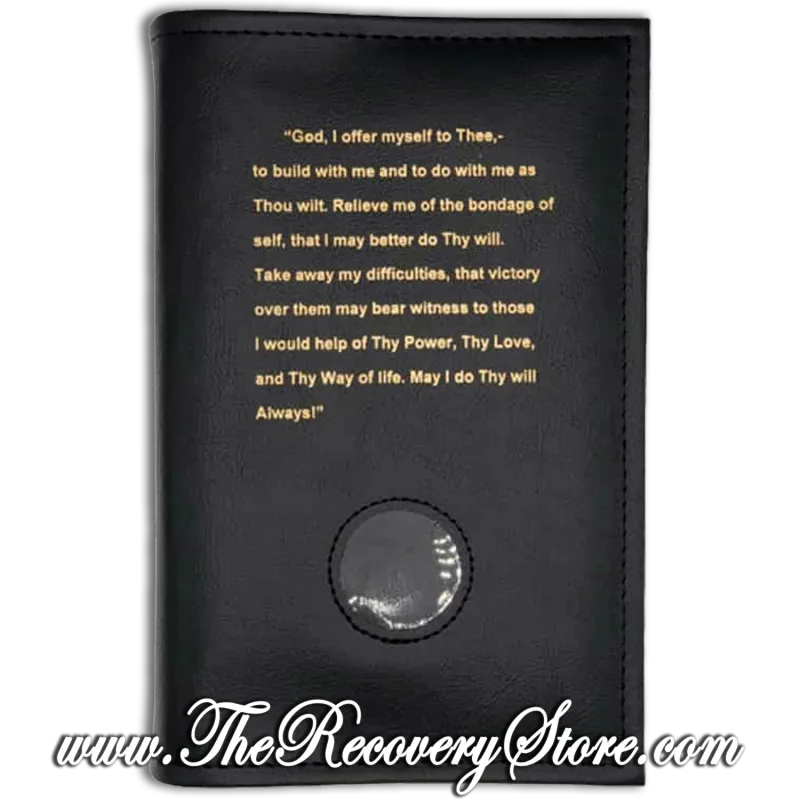 Book Cover - AA 3rd Step Prayer in Your Choice of 4 Different Colors