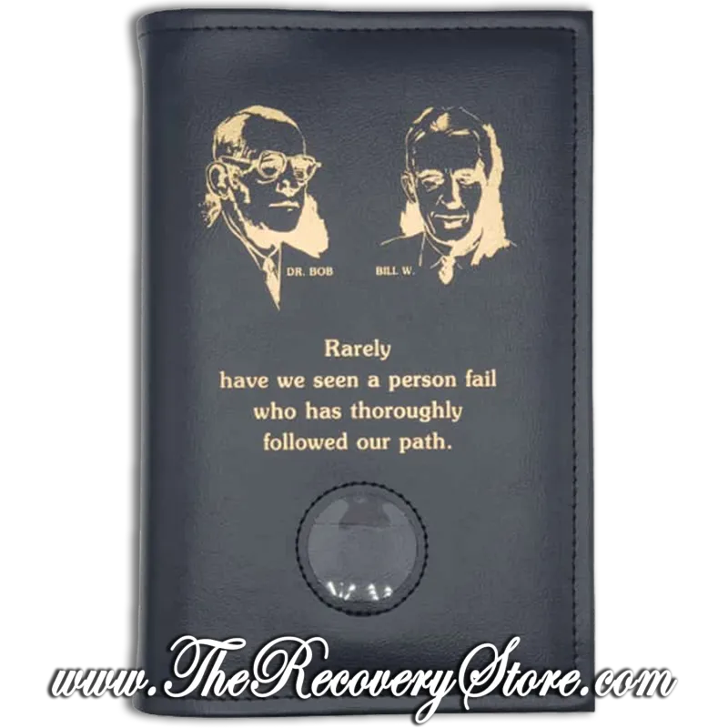 Book Cover - AA Bill &amp; Bob in Your Choice of 10 Different Colors