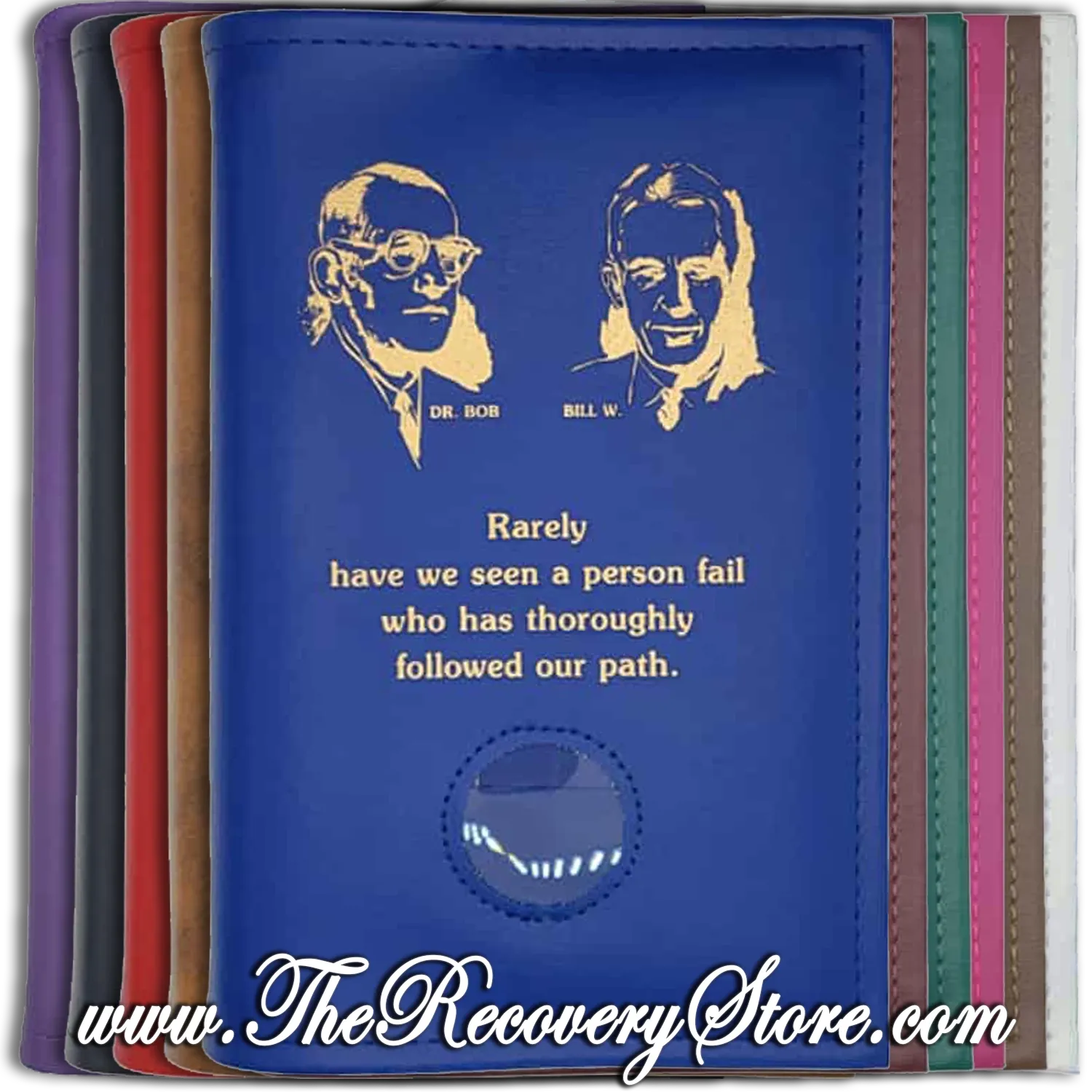 Book Cover - AA Bill &amp; Bob in Your Choice of 10 Different Colors