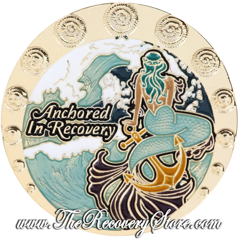 Affirmation Medallion - Anchored In Recovery