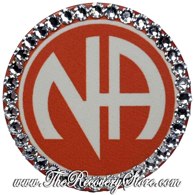 Crystallized Poker Chip - NA 30 Days with Diamonds