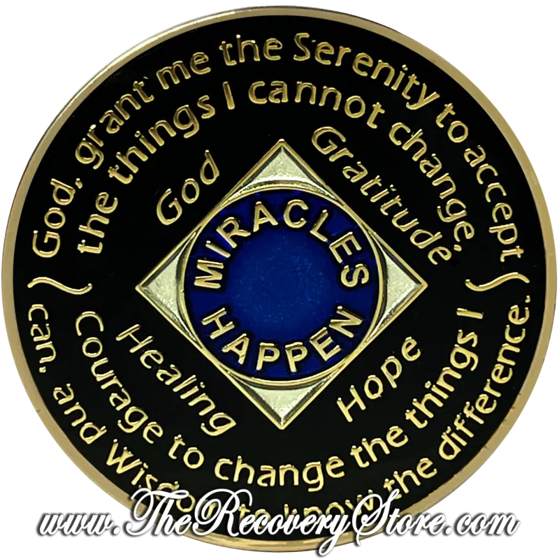 Medallion - NA Blue &amp; 24kt Gold Yearly