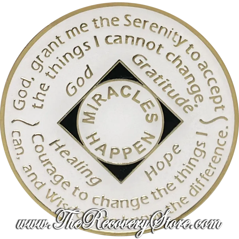 Medallion - NA Glow-In-The-Dark with 24kt Gold accents