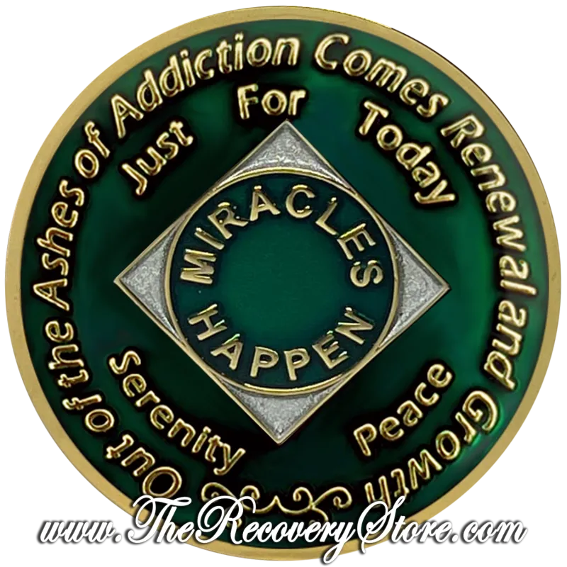Medallion - NA Green &amp; 24kt Gold Yearly