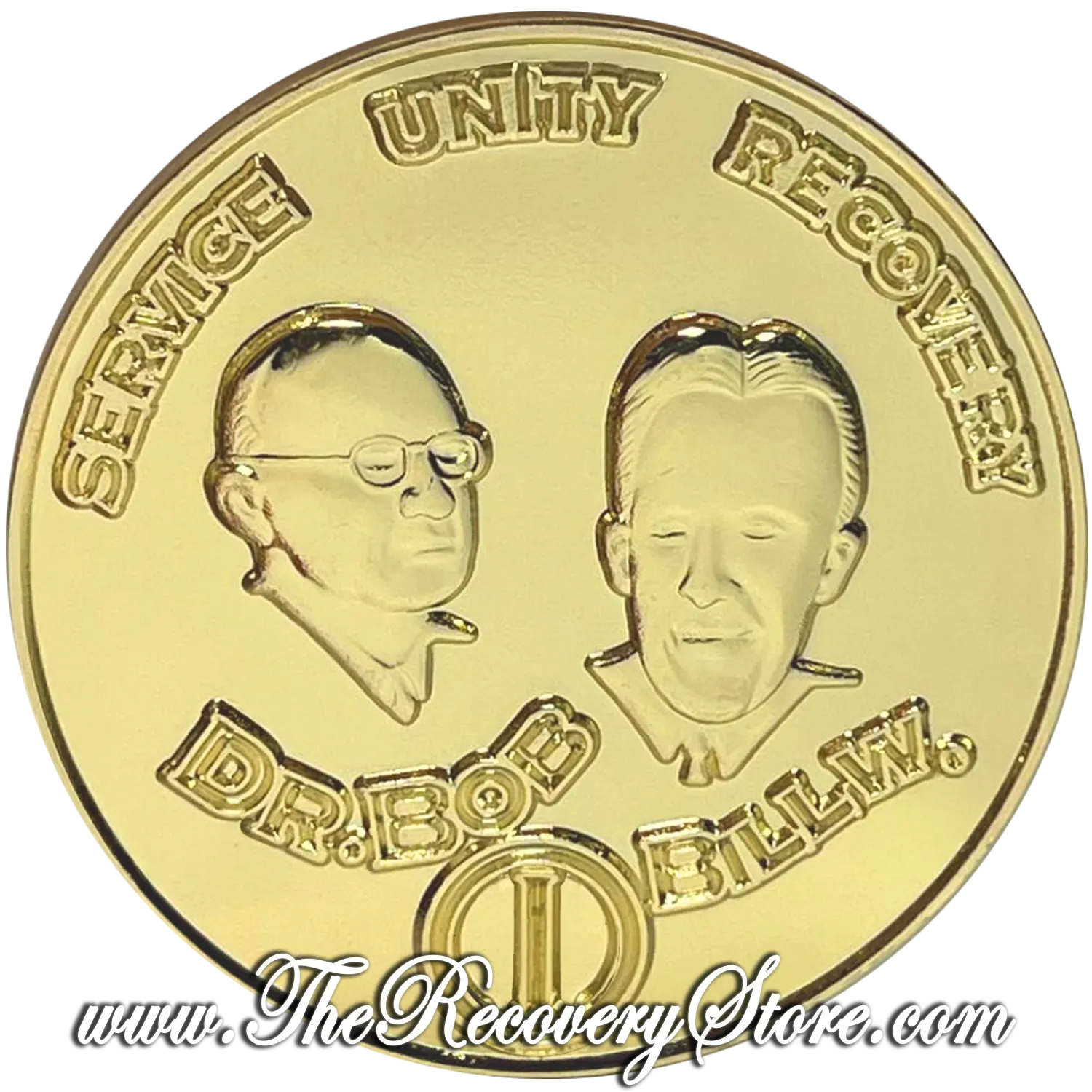 Medallion - Bill &amp; Bob Gold Finish