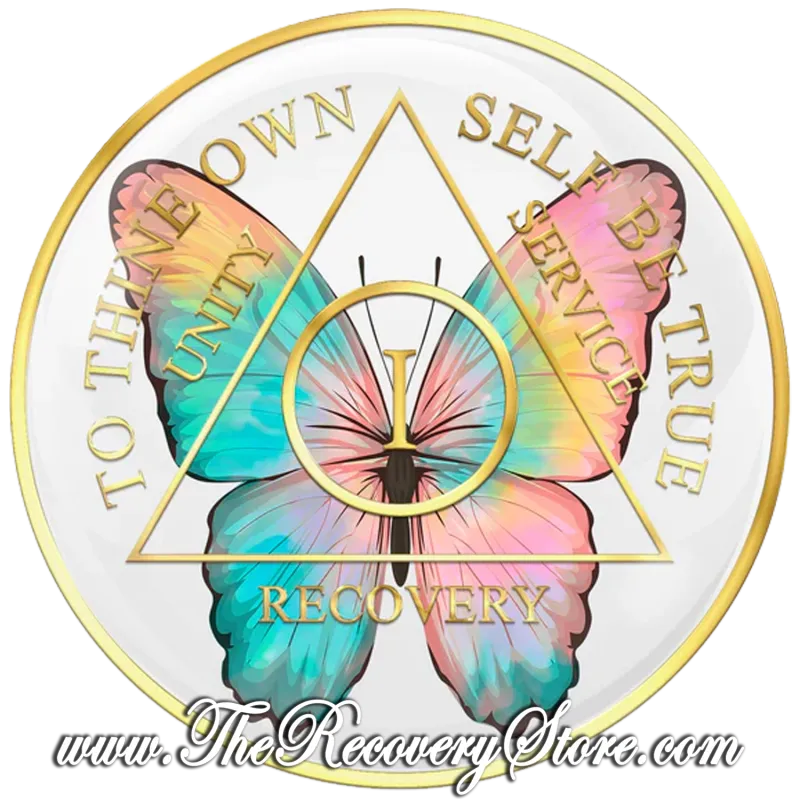 Designer Medallion - AA Triangle Butterfly
