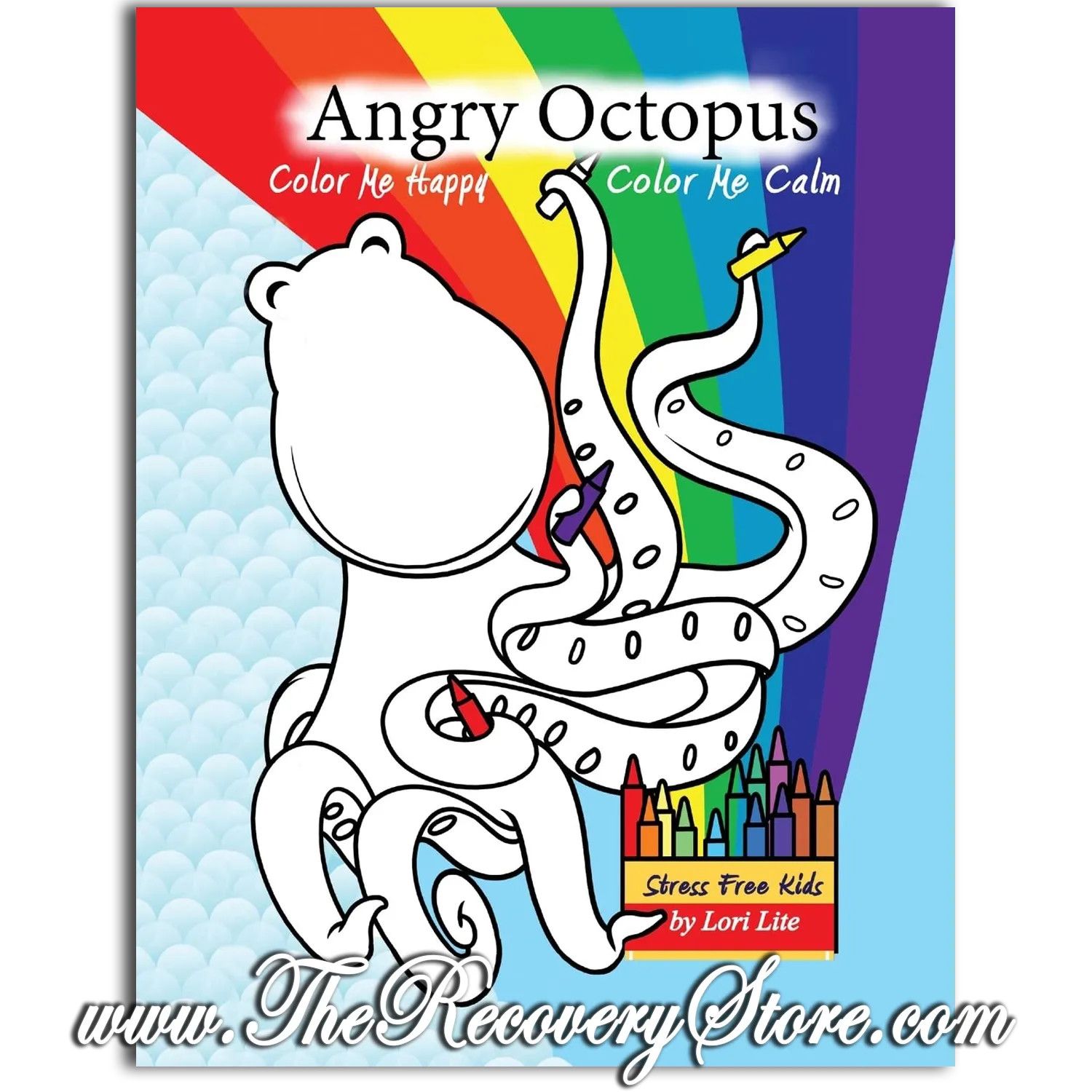 Angry Octopus Color Me Happy, Color Me Calm