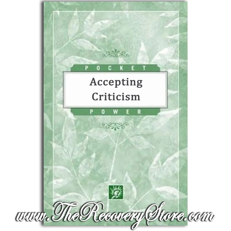 Booklet - Accepting Criticism - Pocket Power