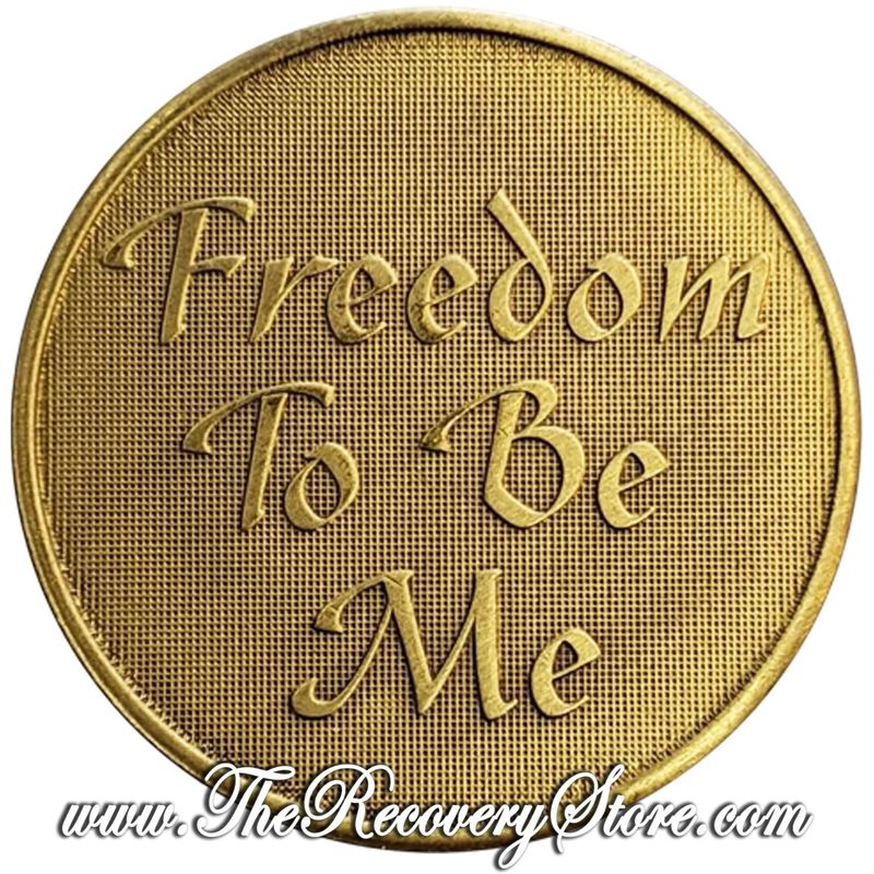Bronze Affirmation Medallion - Freedom To Be Me - To Thine Own Self