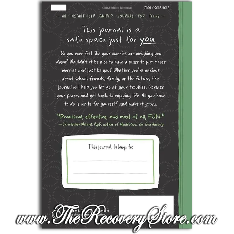 Journal - Put Your Worries Here - For Teens