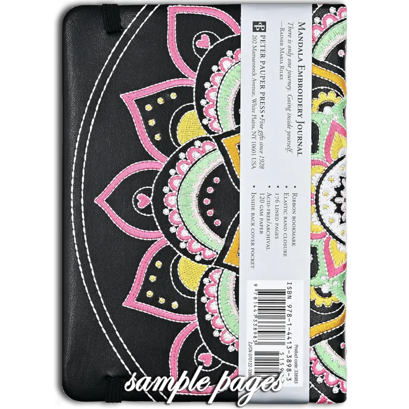 Journal - Mandala Embroidery Artisan