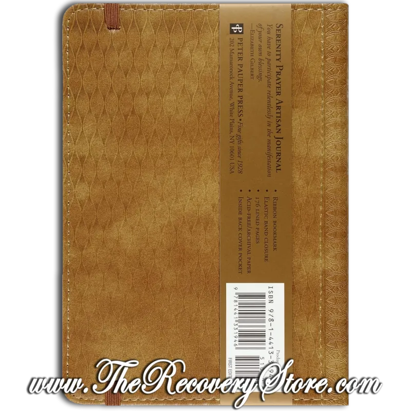 Journal - Serenity Prayer Artisan