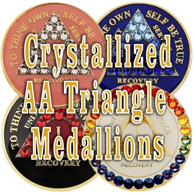 AA Crystallized Triangle Medallions