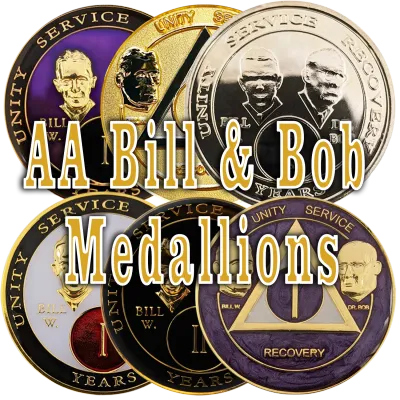 AA Bill &amp; Bob Medallions