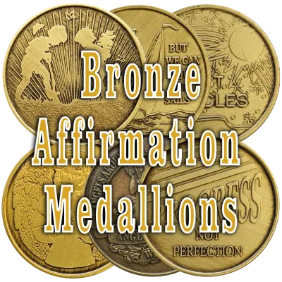 Affirmation Coins - Bronze