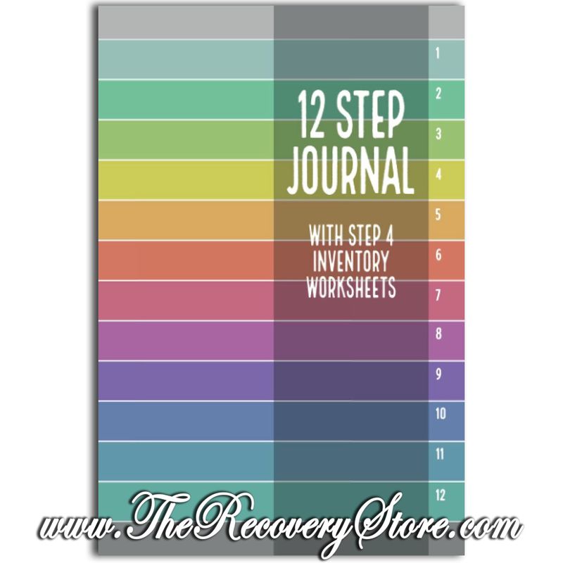 12 Step Journal with Step 4 Inventory Worksheets