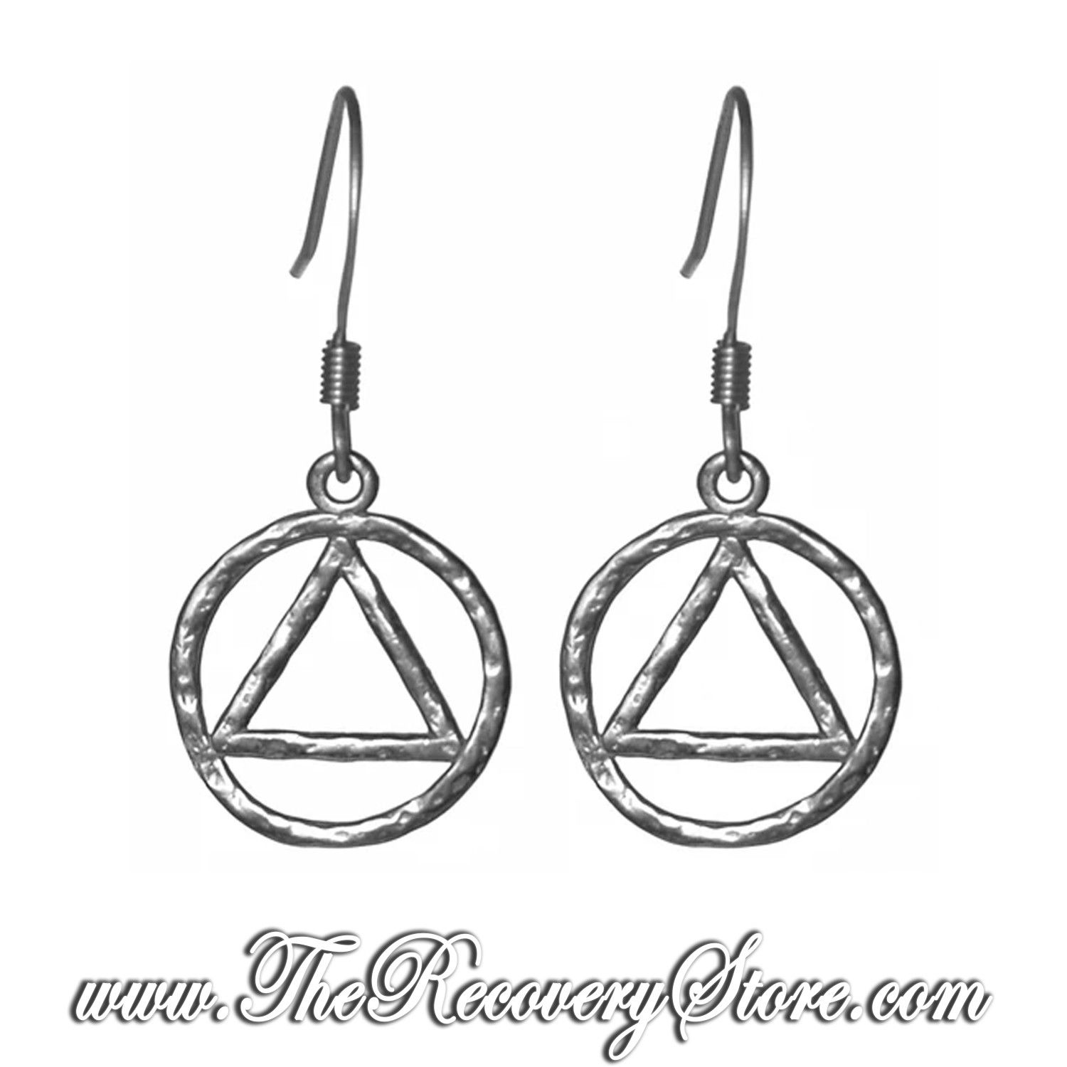 Sterling Silver AA Hammered Style Earrings