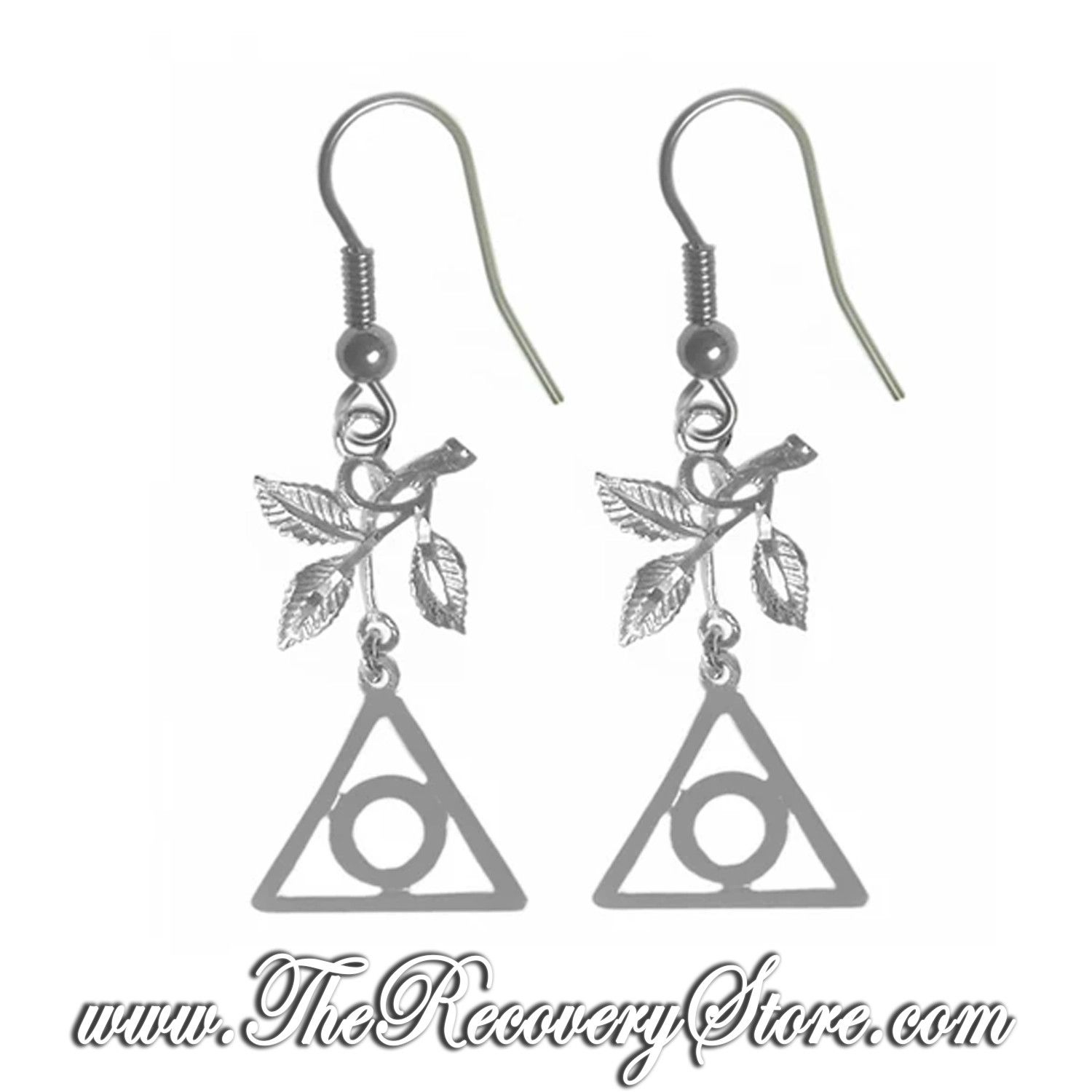 Al-Anon Sterling Silver Symbol with 3 Leaves